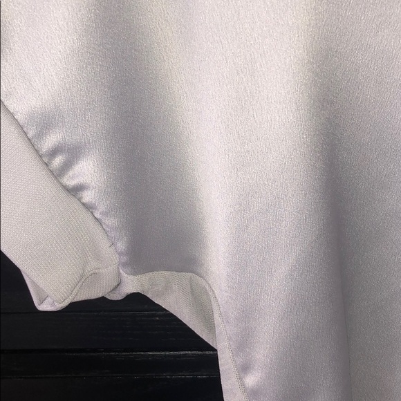 Bluish Grey V Neck Top - Picture 2 of 2